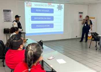 PROGRAMAS PREVENTIVOS LLEVA PLÁTICA ANTI EXTORSIÓN TELEFÓNICA A PERSONAL DE OXXO EN CAJEME