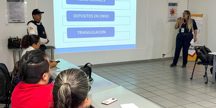PROGRAMAS PREVENTIVOS LLEVA PLÁTICA ANTI EXTORSIÓN TELEFÓNICA A PERSONAL DE OXXO EN CAJEME