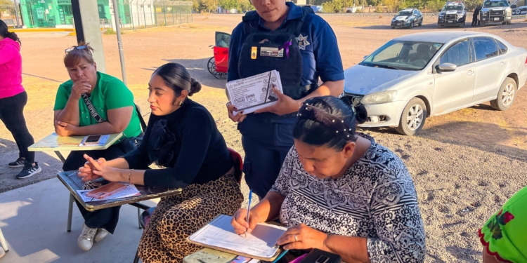 LLEVAN PROGRAMA POLICÍA COMUNITARIO A ESTACIÓN CORRAL EN CAJEME