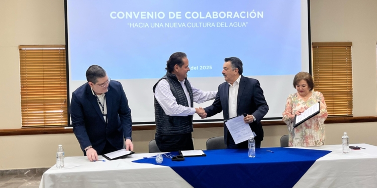 POR UNA NUEVA CULTURA DEL AGUA FIRMAN CONVENIO DE COLABORACIÓN MUNICIPIO DE CAJEME Y STIRTT