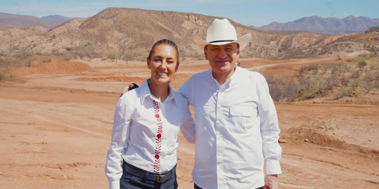 CUMPLEN GOBERNADOR DURAZO Y PRESIDENTA SHEINBAUM DEMANDA HISTÓRICA CON INICIO DE OBRA DE LA CARRETERA BAVISPE-JANOS-NUEVO CASAS GRANDES