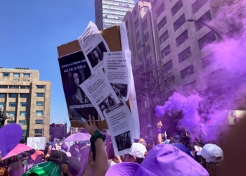 MUJERES MARCHAN POR EL 8M EN LA CIUDAD DE MÉXICO
