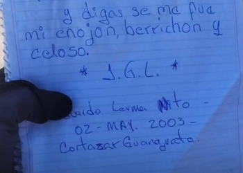 HALLAN CONMOVEDORA NOTA DE DESPEDIDA DE JOVEN EN CREMATORIOS CLANDESTINOS DE TEUCHITLÁN, JALISCO