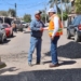 SUPERVISA ALCALDE JAVIER LAMARQUE OBRAS EN PROCESO DE PAVIMENTACIÓN