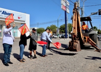 IMPULSA JAVIER LAMARQUE DESARROLLO DE CAJEME CON DOS NUEVOS ARRANQUES DE REHABILITACIÓN DE OBRAS