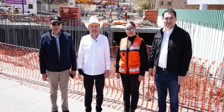 CON 90% DE AVANCE, GOBERNADOR DURAZO TRANSFORMA AVENIDA TECNOLÓGICO DE NOGALES