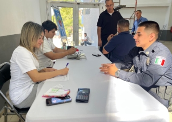 INSTALAN MÓDULO DE ATENCIÓN MÉDICA PARA LAS Y LOS POLICÍAS DE CAJEME POR DÍA INTERNACIONAL DE LA SALUD