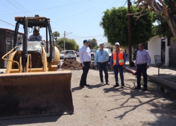 SUPERVISA ALCALDE DE CAJEME AVANCE EN REHABILITACIÓN DE INFRAESTRUCTURA SANITARIA Y TRABAJOS DE BACHEO