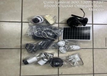 ASEGURAN CÁMARAS DE VIDEOVIGILANCIA EN CAJEME