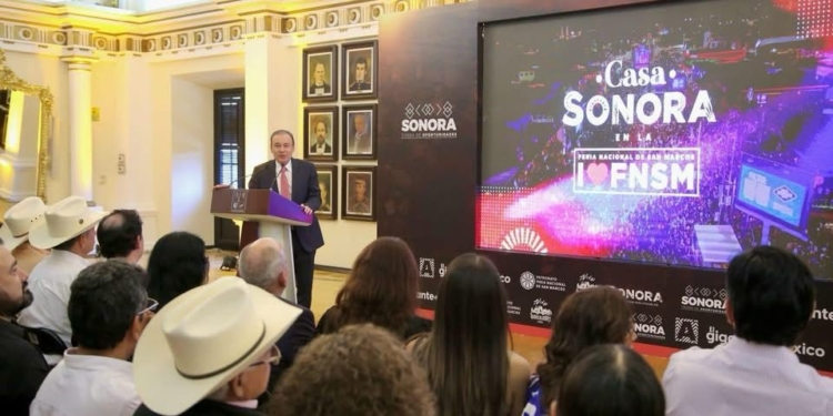 IMPULSA GOBERNADOR DURAZO PROYECCIÓN NACIONAL DE SONORA EN LA FERIA DE SAN MARCOS 2025