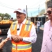 SUPERVISA PRESIDENTE JAVIER LAMARQUE OBRAS EN PROCESO DE BACHEO Y PAVIMENTACIÓN EN CAJEME