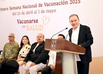 ENCABEZA GOBERNADOR DURAZO INICIO DE LA PRIMERA SEMANA NACIONAL DE VACUNACIÓN 2025 “VACUNARSE ES SALUD”