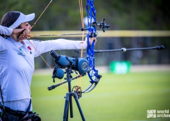 MÉXICO CELEBRA ORO EN LA COPA DEL MUNDO DE TIRO CON ARCO EN LA MODALIDAD DE EQUIPO FEMENIL COMPUESTO