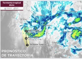 TORMENTA ‘ALVIN’ SE DEBILITA