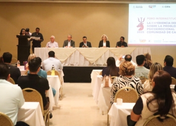 INAUGURA PRESIDENTE LAMARQUE FORO INTERINSTITUCIONAL LA EXPERIENCIA DEL PSICÓLOGO SOBRE LA PROBLEMÁTICA PSICOEMOCIONAL EN LA COMUNIDAD DE CAJEME
