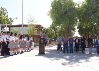 GOBIERNO DE CAJEME CELEBRA LUNES CÍVICO EN LA SECUNDARIA GENERAL #3 ‘LIBERALES DE LA REFORMA’