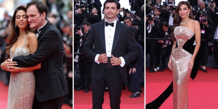 FESTIVAL DE CANNES 2025: EVA LONGORIA, CARLOS SAINZ Y TARANTINO; LOS MEJORES LOOKS DE LA ALFOMBRA ROJA