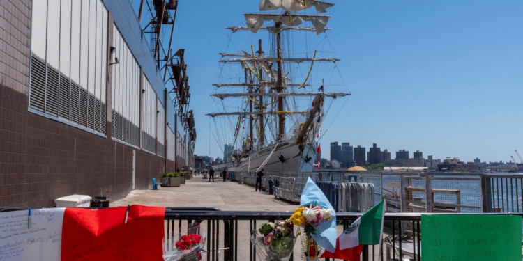 MARINA YA TIENE SUS HIPÓTESIS SOBRE CHOQUE DEL BUQUE CUAUHTÉMOC SHEINBAUM