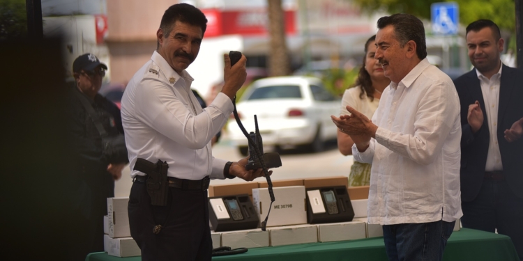 REFUERZA GOBIERNO MUNICIPAL DE CAJEME SEGURIDAD CON NUEVAS MOTOCICLETAS Y EQUIPAMIENTO DE COMUNICACIÓN