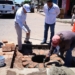 REALIZA JAVIER LAMARQUE SUPERVISIÓN EN DIVERSAS CALLES DE CAJEME