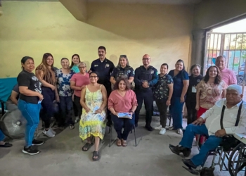INSTALAN COMITÉ DE SEGURIDAD VECINAL EN LA COLONIA AMANECERES A TRAVÉS DE POLICÍA COMUNITARIO EN CAJEME