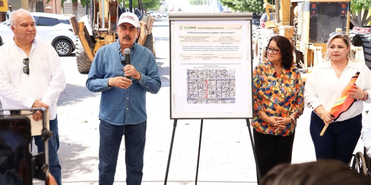 REFUERZA LAMARQUE IMPULSO EN MÁS OBRAS POR UN MEJOR CAJEME