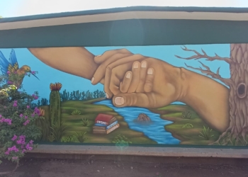 INAUGURAN EN CAJEME MURAL COMUNITARIO EN LA SECUNDARIA TÉCNICA #70