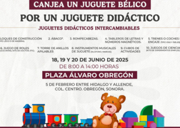 INVITA GOBIERNO MUNICIPAL A CAJEME PARTICIPAR EN EL PROGRAMA CANJE DE ARMAS ‘SÍ AL DESARME, SÍ A LA PAZ’