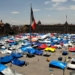 CNTE COMIENZA CON EL LEVANTAMIENTO DEL PLANTÓN EN EL ZÓCALO DE LA CDMX