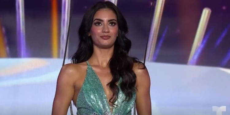 MISS UNIVERSE LATINA: ASÍ FUE EL ACCIDENTE DE LAURA PÉREZ EN PLENA EMISIÓN EN VIVO