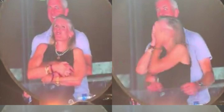 DESTAPAN POSIBLE INFIDELIDAD EN CONCIERTO  DE COLDPLAY