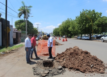 REALIZA OOMAPASC REPARACIONES EN HUNDIMIENTOS TRAS LLUVIAS DE ESTA SEMANA