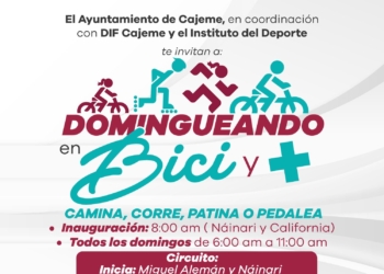 ¡LLEGA “DOMINGUEANDO EN BICI Y +” A CAJEME!