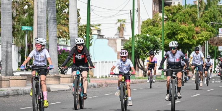 CON GRAN ENTUSIASMO INICIÓ EN CAJEME EL PROGRAMA ‘DOMINGUEANDO EN BICI Y +’