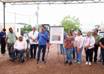 LLEGA EL DRENAJE Y AGUA POTABLE AL RODEO CON ARRANQUE DE OBRA DE JAVIER LAMARQUE