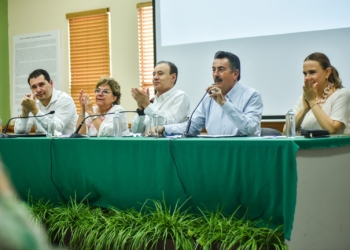 PRESIDENTE JAVIER LAMARQUE, GOBERNADOR ALFONSO DURAZO Y SUBSECRETARIA ROCÍO BÁRCENA SOSTIENEN ENCUENTRO DE TRABAJO POR LA PAZ CON MINISTROS DEL CULTO RELIGIOSO