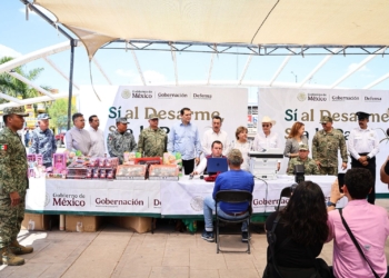 CON PROGRAMA “SÍ AL DESARME, SÍ A LA PAZ” FORTALECEN EN CAJEME SEGURIDAD Y PAZ SOCIAL