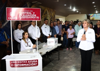 INAUGURA JAVIER LAMARQUE MÓDULO DE INFORMACIÓN Y TRÁMITES DE LA CONTRALORÍA MUNICIPAL
