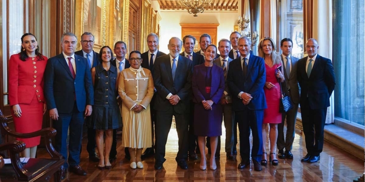 EMPRESARIOS SE REÚNEN CON LA PRESIDENTA CLAUDIA SHEINBAUM EN PALACIO NACIONAL