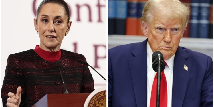 SHEINBAUM PIDE A TRUMP RECONOCER QUE EE.UU. TIENE ‘UN PROBLEMA GRAVE DE CONSUMO DE DROGAS’