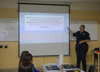 FORTALECE SSPM PREVENCIÓN ESCOLAR CON CURSO D.A.R.E. EN INSTITUTO REGIONAL DE GUAYMAS