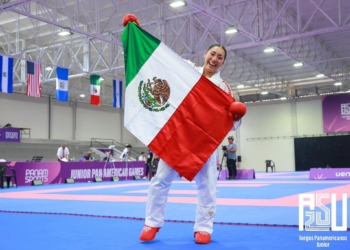 RECONOCE MUNICIPIO DE CAJEME A LA ATLETA ANA HERRERA AL CORONARSE COMO CAMPEONA DE KARATE EN LOS JUEGOS PANAMERICANOS JUVENILES ASUNCIÓN 2025