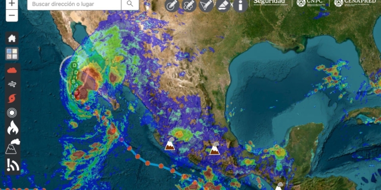 LORENA SE DEGRADA A TORMENTA TROPICAL