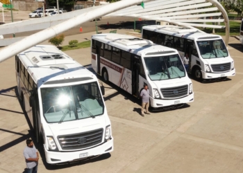 ARRIBAN A CAJEME LAS NUEVAS UNIDADES DE TRANSPORTE PÚBLICO