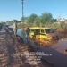RESCATAN MARINOS A ESTUDIANTES TRAS IMPRUDENCIA DE CHOFER DE TRANSPORTE ESCOLAR
