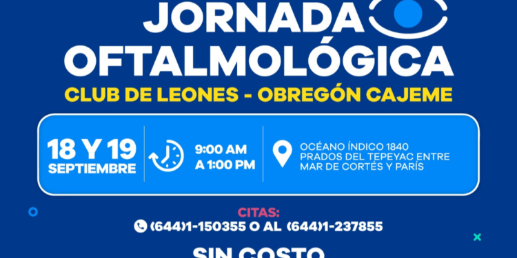 DIF CAJEME Y SALUD MUNICIPAL INVITAN A LA COMUNIDAD A PARTICIPAR EN LA JORNADA VISUAL