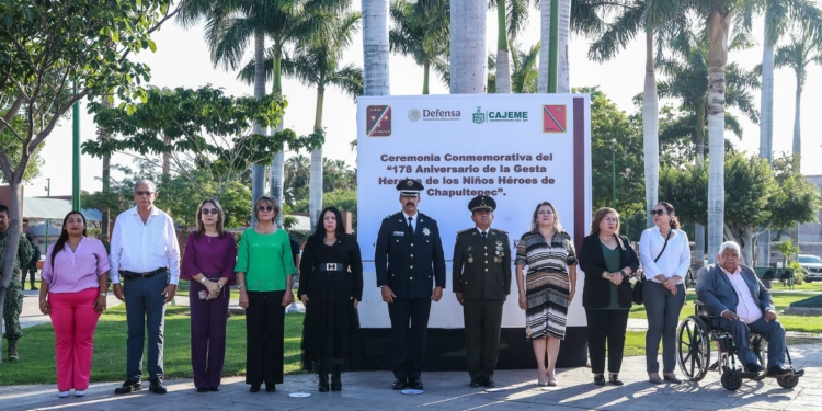 CONMEMORAN EL 178 ANIVERSARIO DE LA GESTA HEROICA DE CHAPULTEPEC