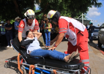 TRABAJA GOBIERNO DE CAJEME EN CONCIENTIZACIÓN Y PREVENCIÓN DE RIESGOS CON SIMULACRO