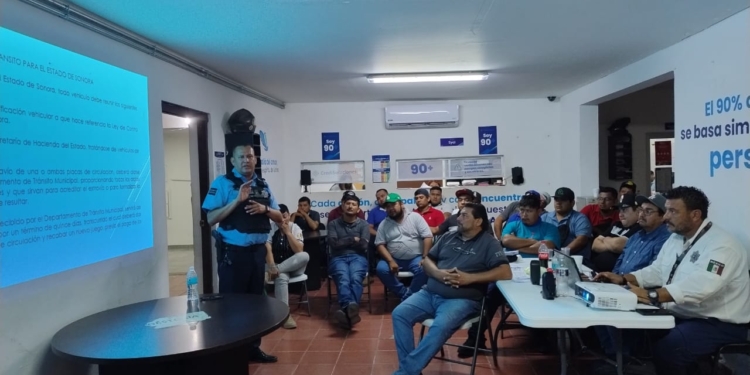 TRÁNSITO MUNICIPAL DE LA SSPM TRABAJA EN FOMENTO DE LA CULTURA VIAL CON EMPRESAS