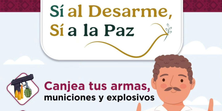 INVITAN A LA CIUDADANÍA DE CÓCORIT A PARTICIPAR EN EL PROGRAMA “SÍ AL DESARME, SÍ A LA PAZ”